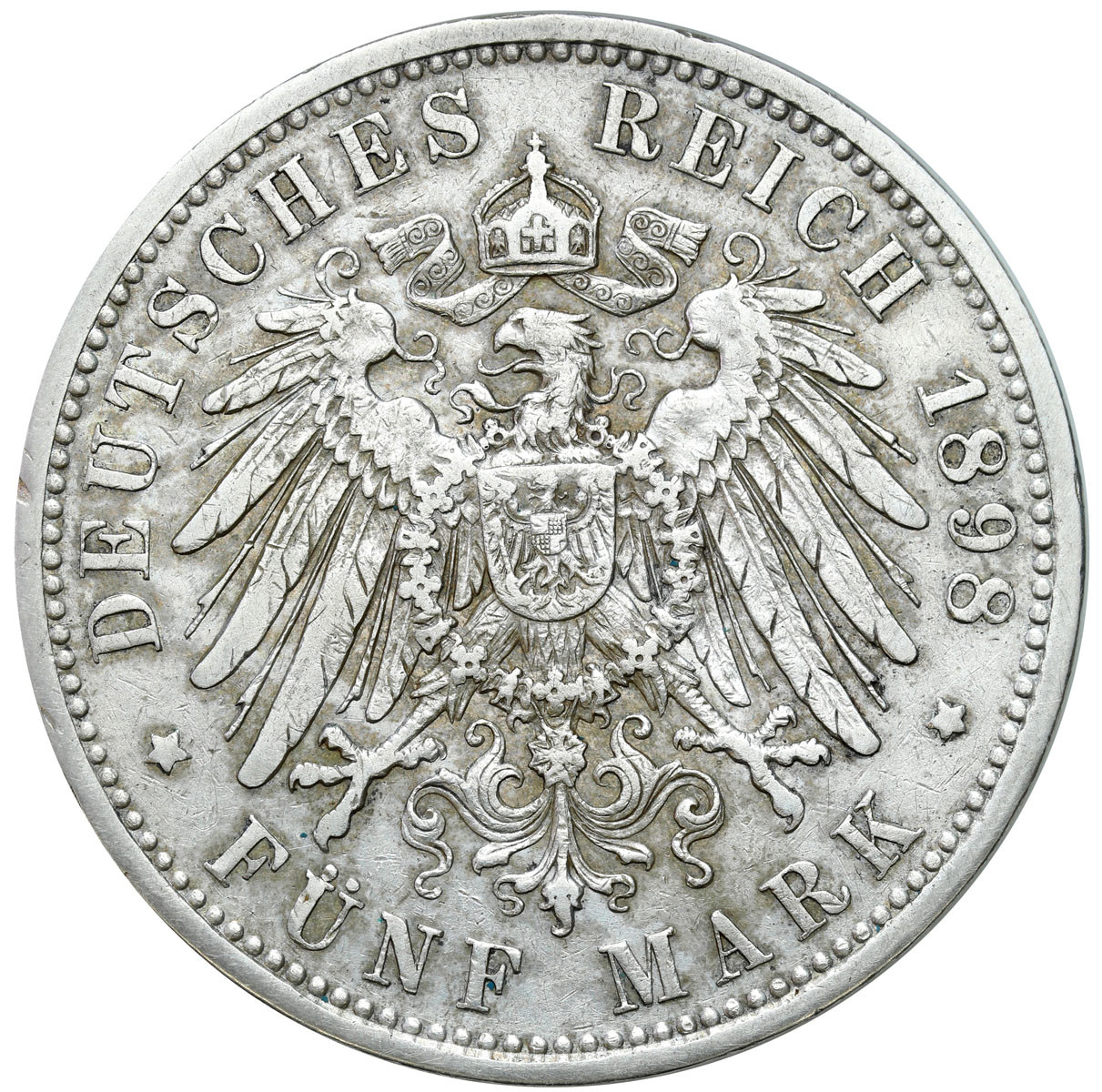 Niemcy, Hesja, 5 Marek 1898 A, Berlin